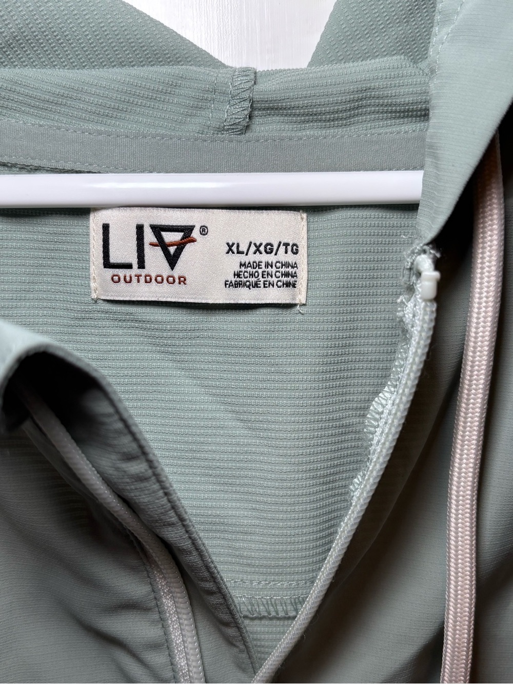 LIV Outdoor Colorblock Hooded Windbreaker Anorak Lightweight Pullover Jacket XL - Picture 4 of 10